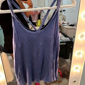Strappy Soft Blue Tank